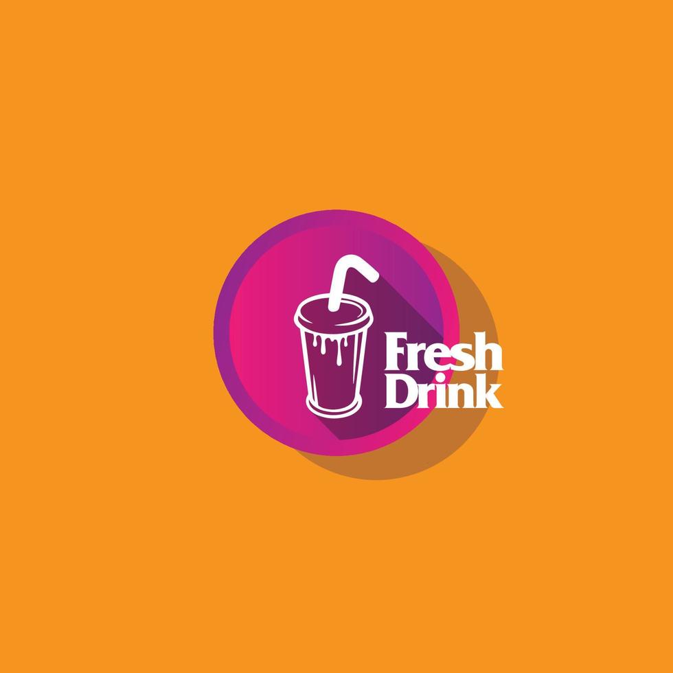 Fresh Drink icon logo vector