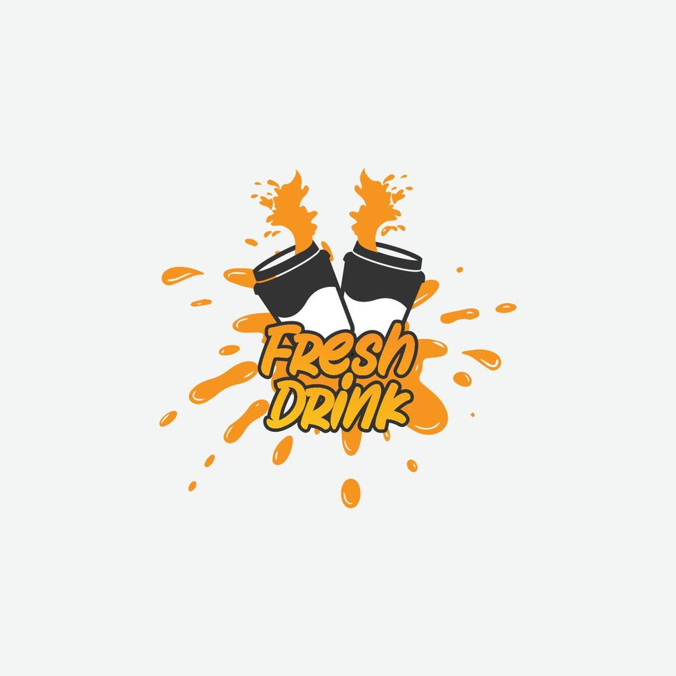 Fresh Drink icon logo vector