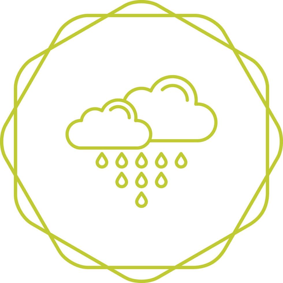 Acid Rain Vector Icon