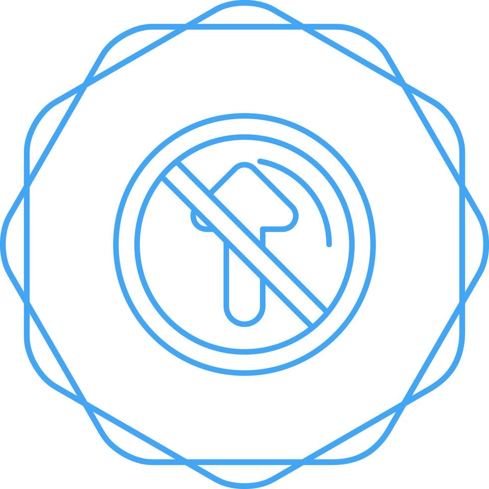 No Passing Vector Icon