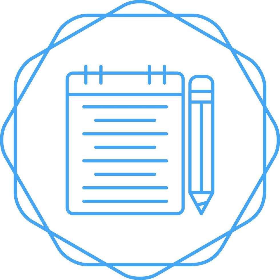 Notepad Vector Icon