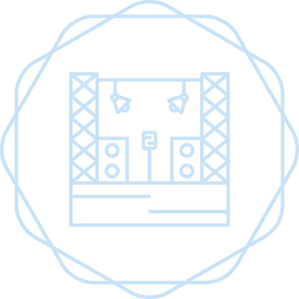 Stage Vector Icon