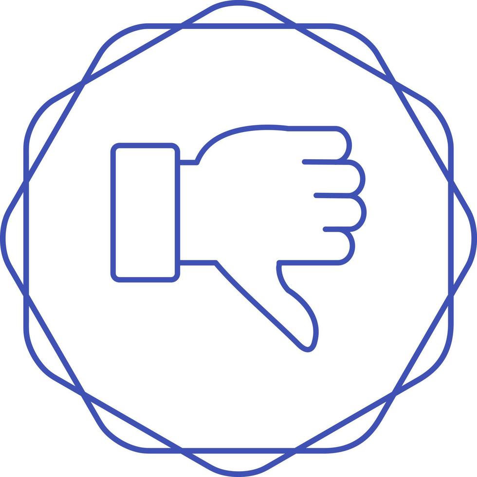 Dislike Vector Icon
