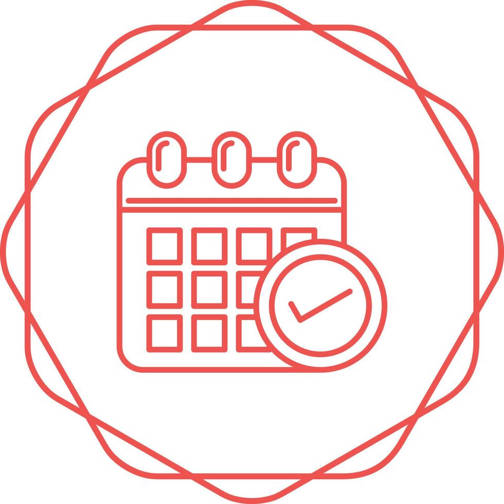 Schedule Vector Icon