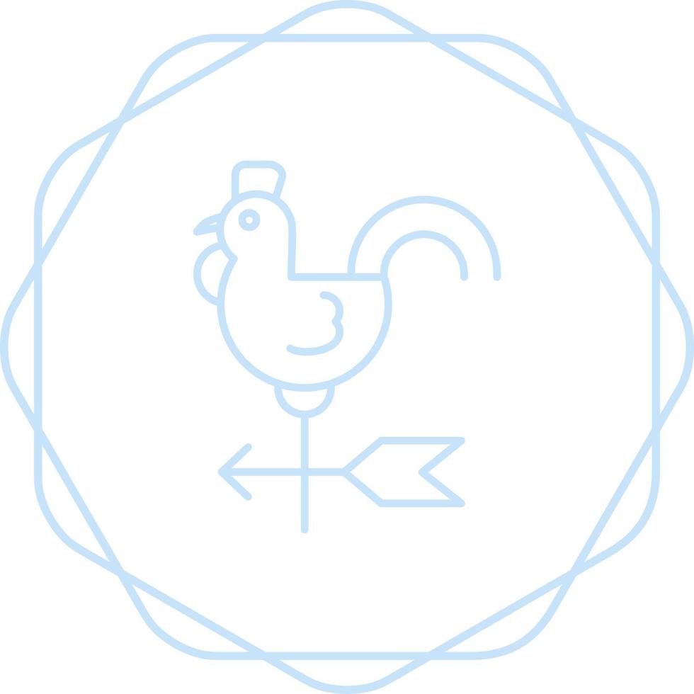 Wind Vane Vector Icon
