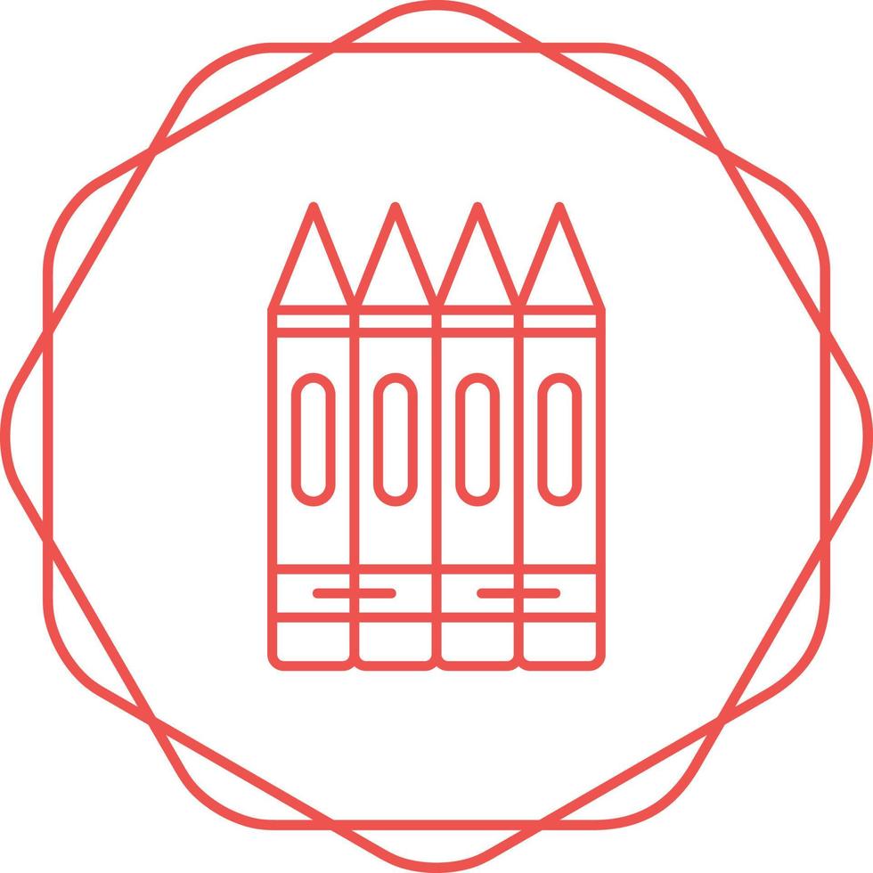 Crayons Vector Icon