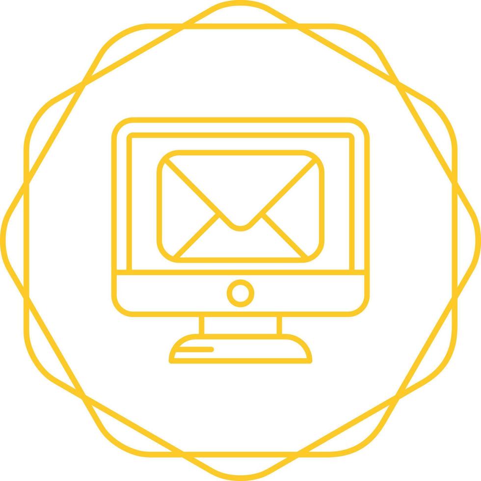 icono de vector de correo