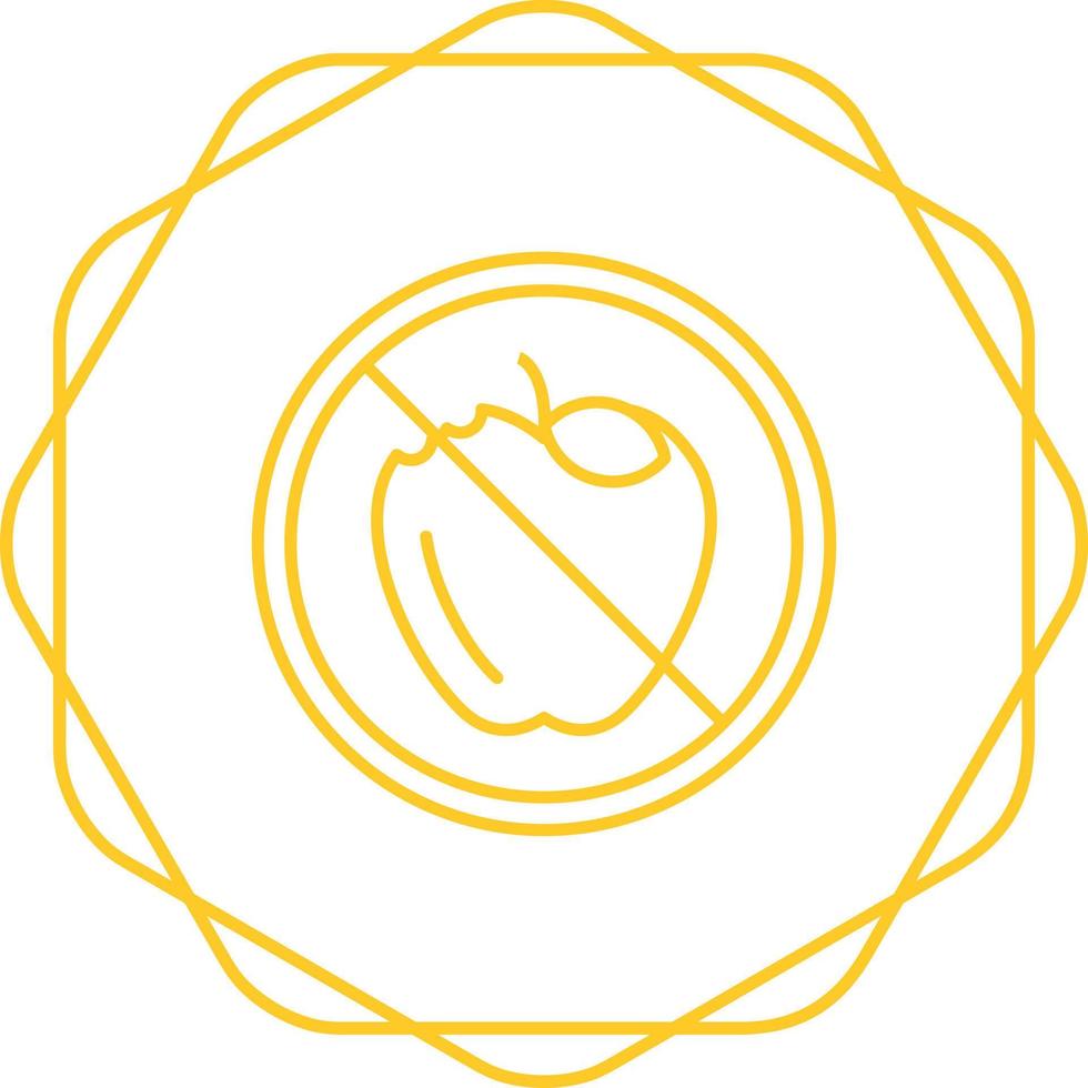 No Food Vector Icon