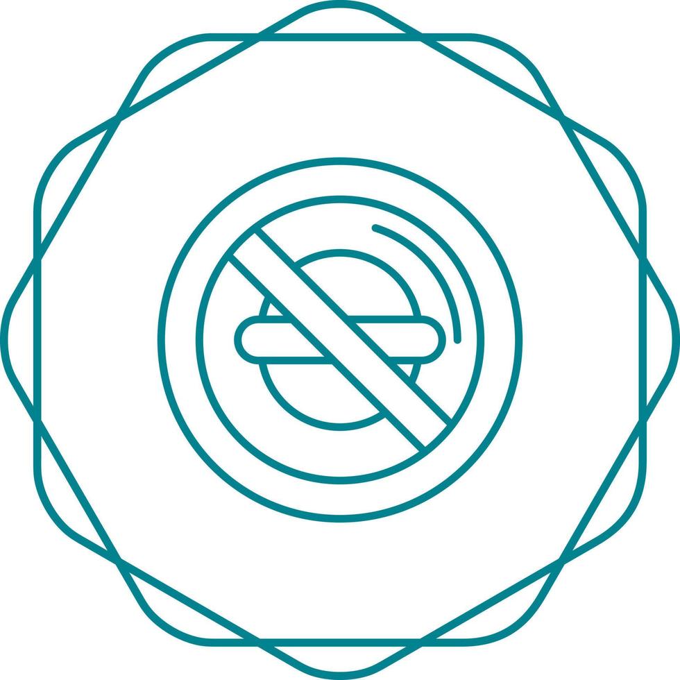 No Food Vector Icon