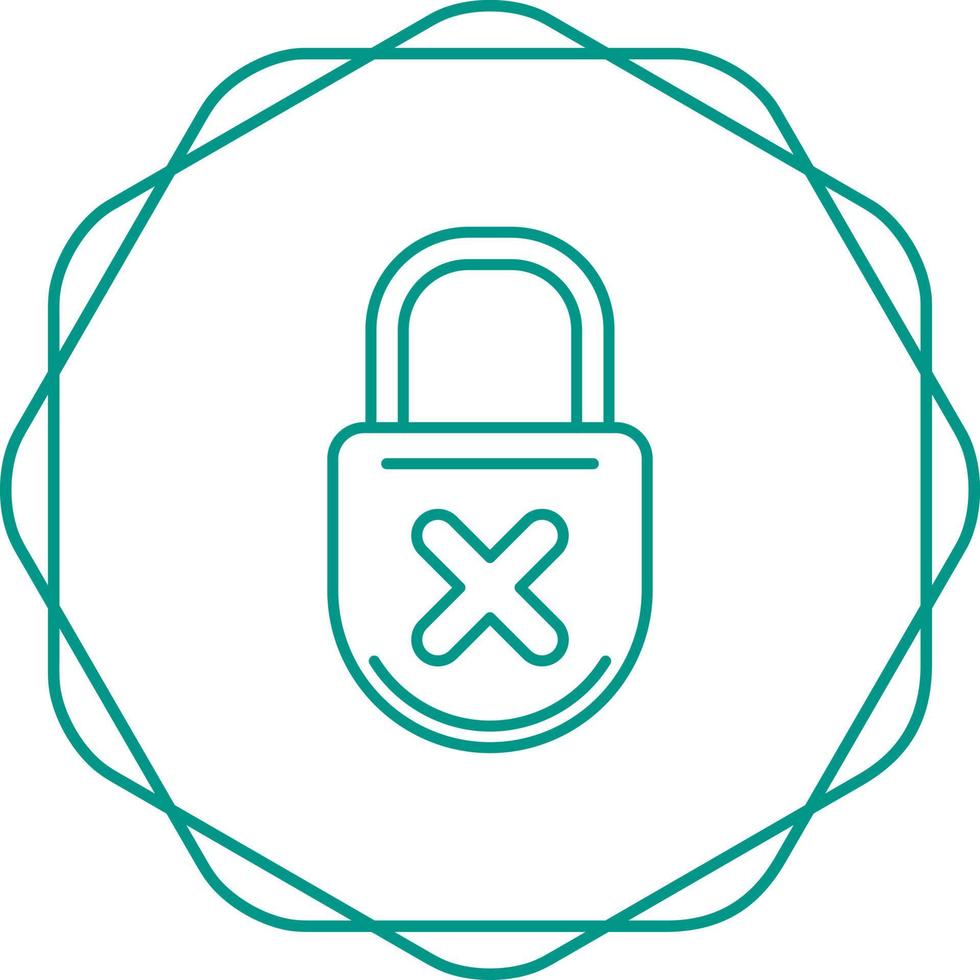 Unprotected Vector Icon