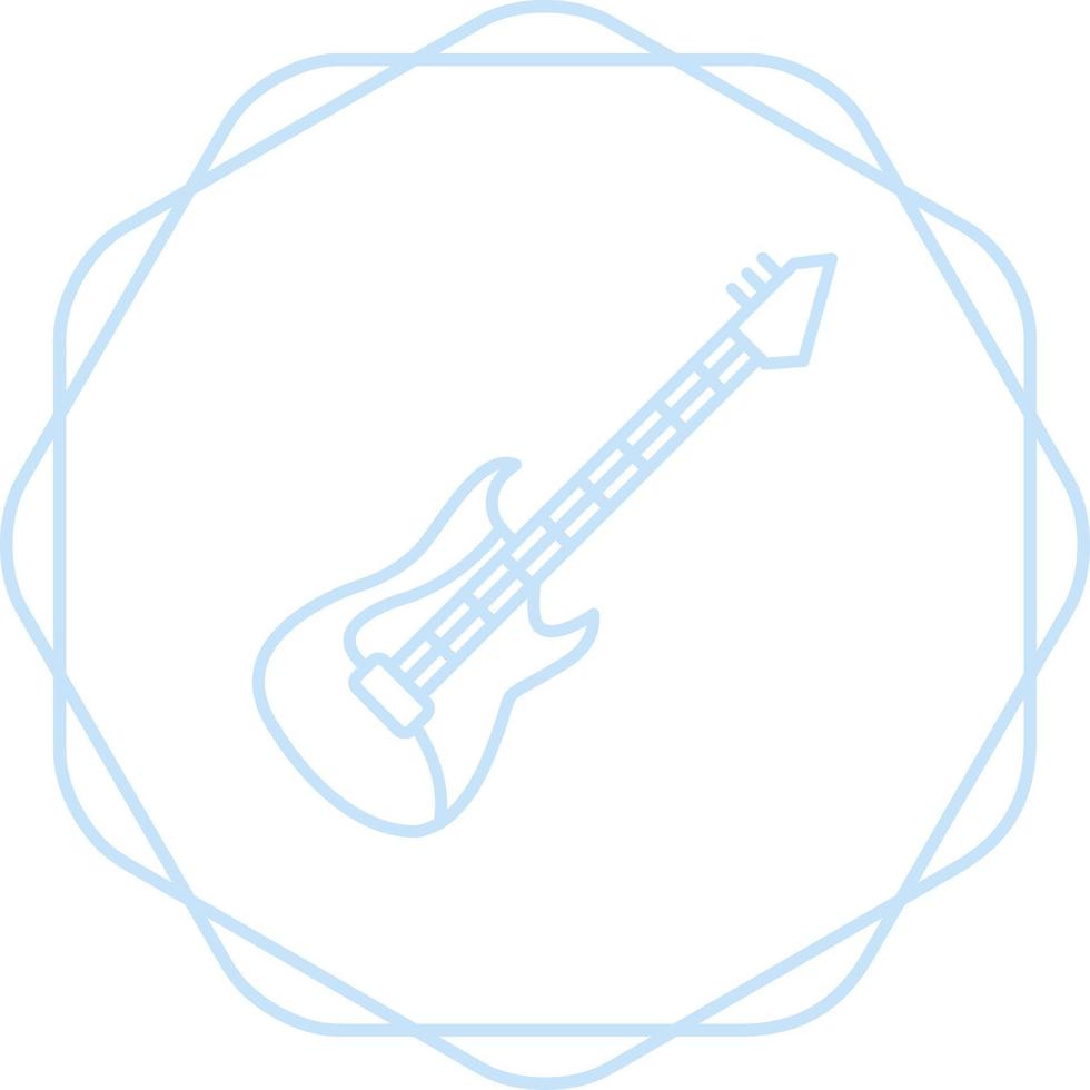 icono de vector de guitarra eléctrica