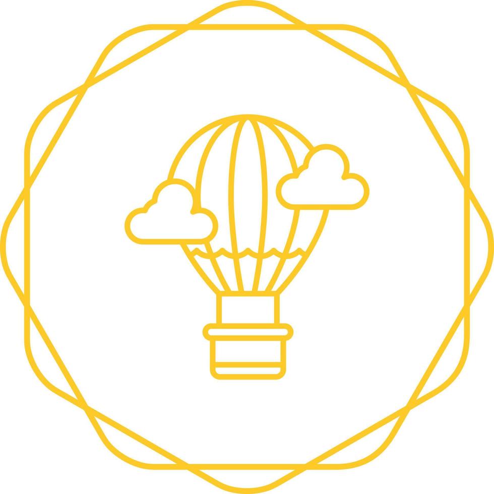 Hot Air Balloon Vector Icon