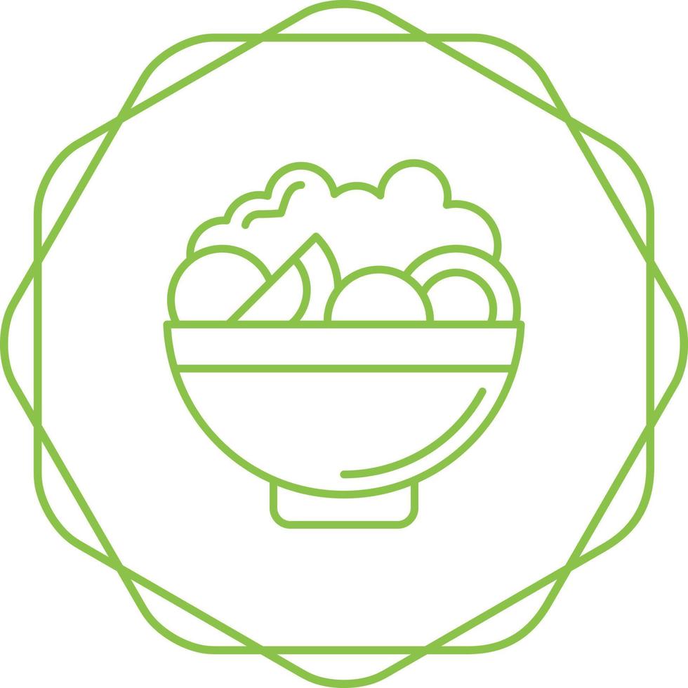 icono de vector de ensalada