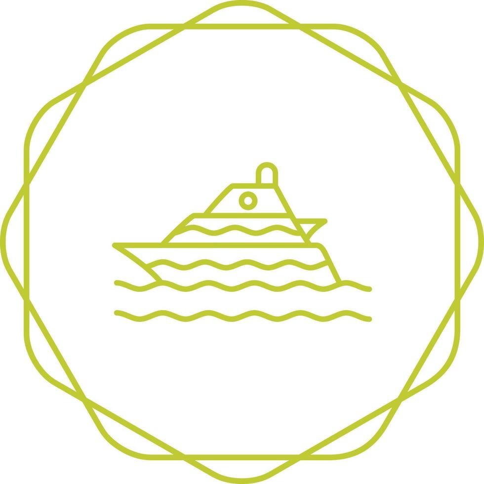 icono de vector de crucero