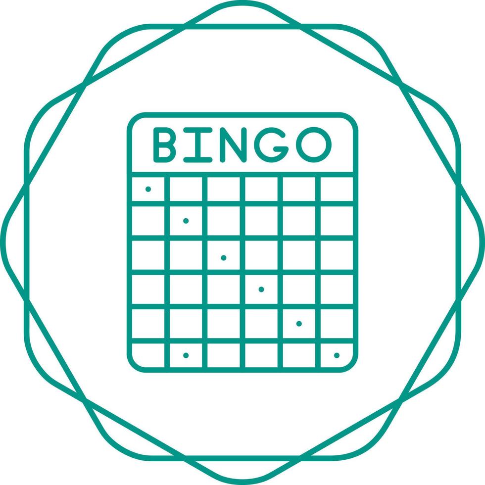 Bingo Vector Icon