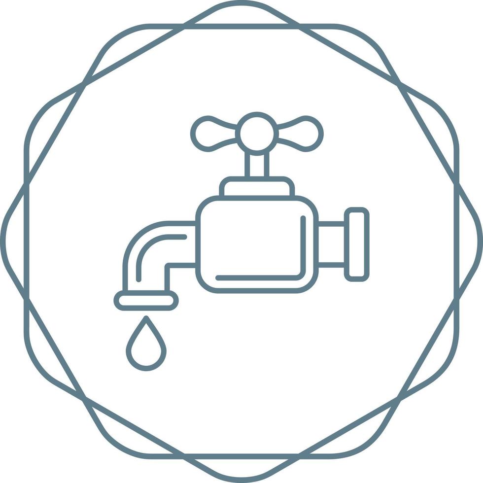 Water Faucet Vector Icon