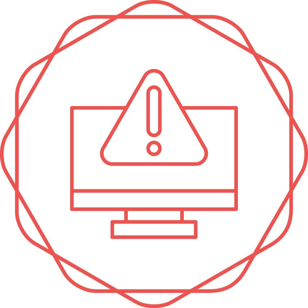 icono de vector de alerta