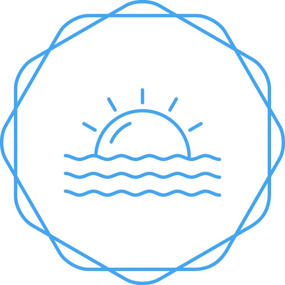 Sunset Vector Icon