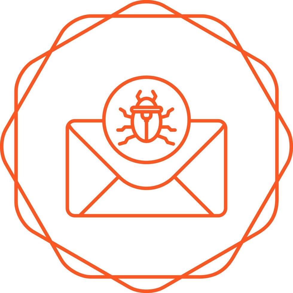 Mail Virus Vector Icon
