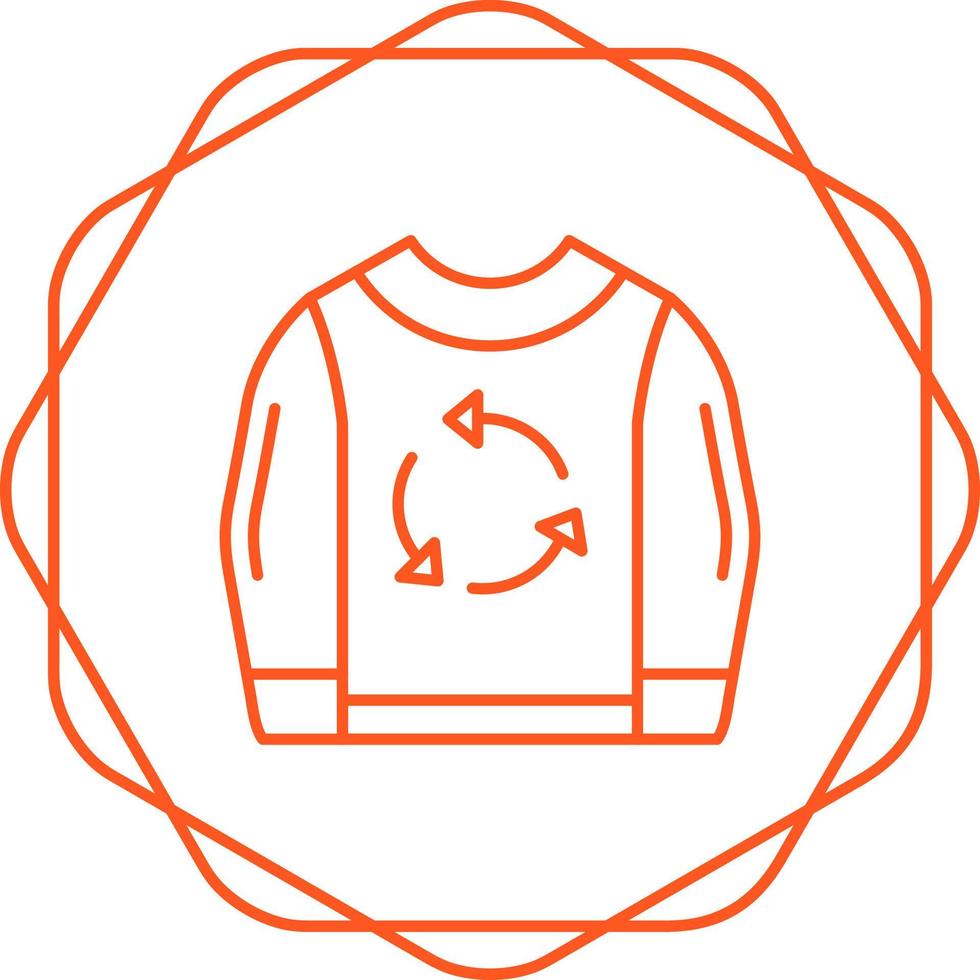 icono de vector de camisa