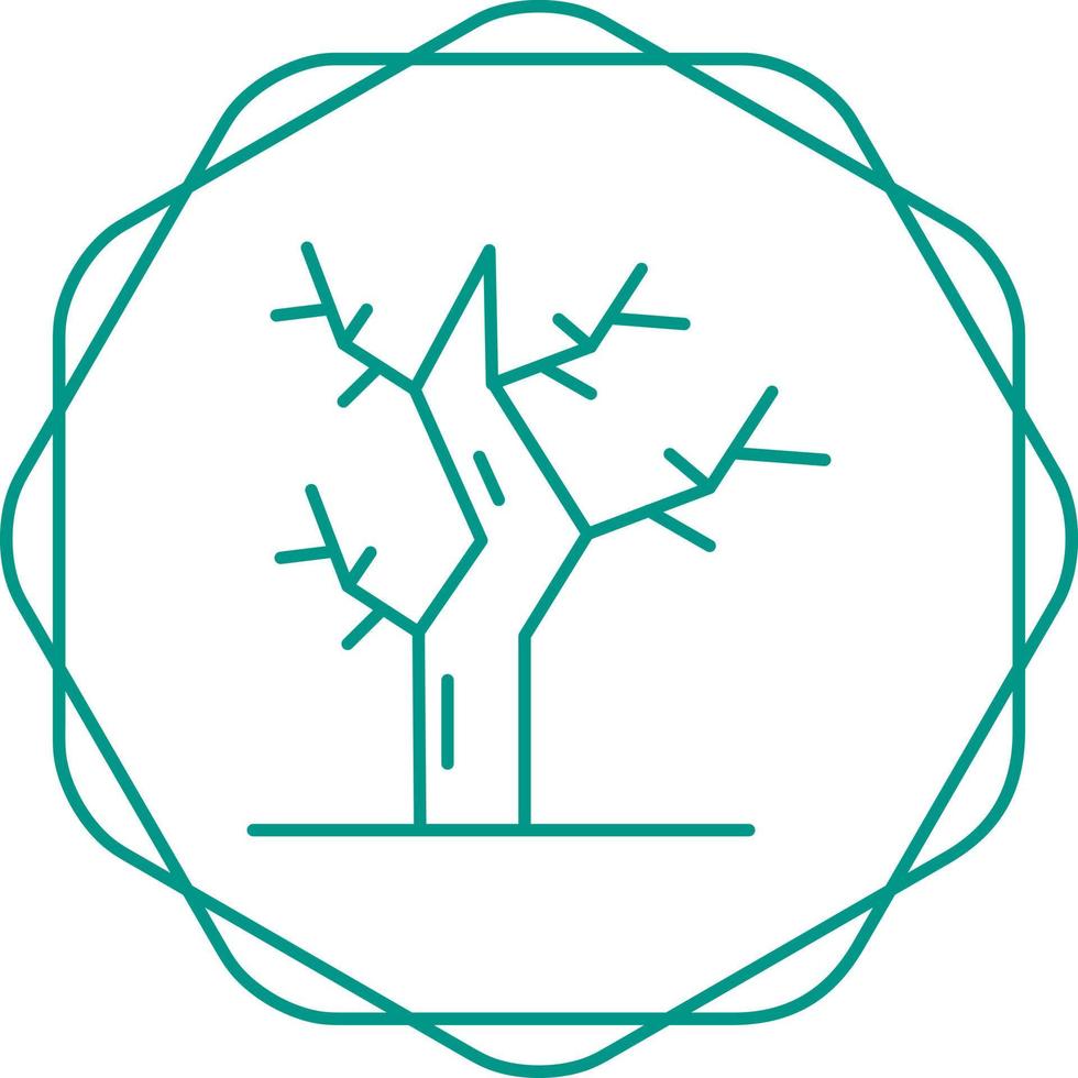 Dry Tree Vector Icon