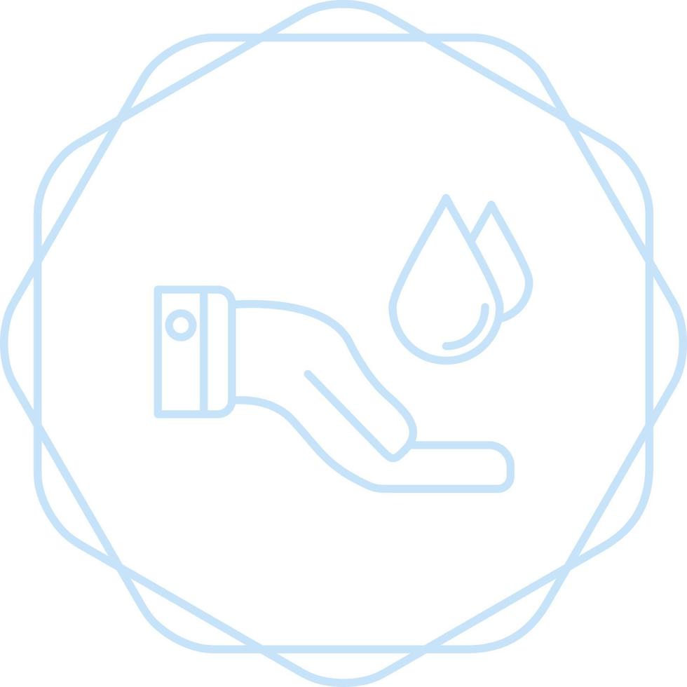 icono de vector de ahorro de agua