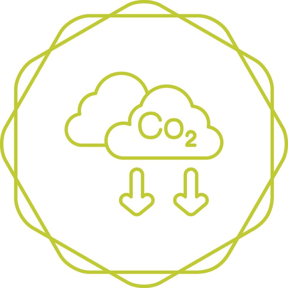 icono de vector de co2