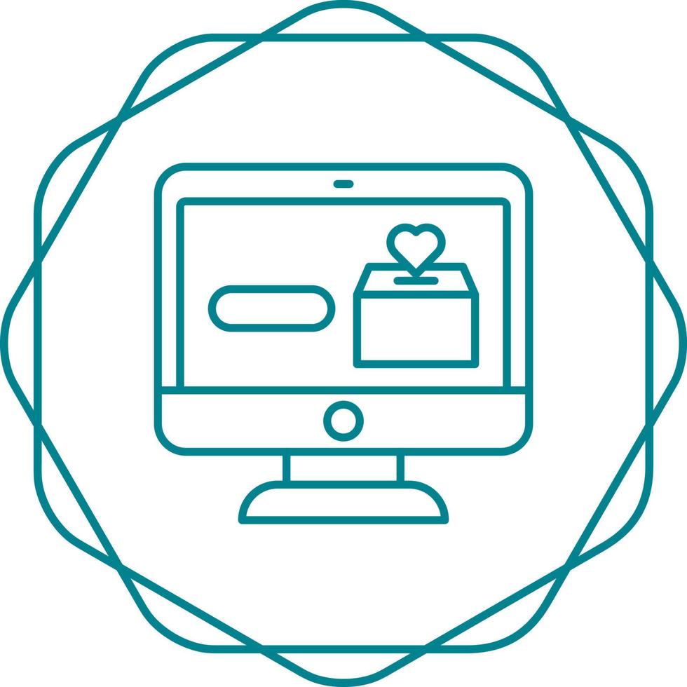 Online Donation Vector Icon