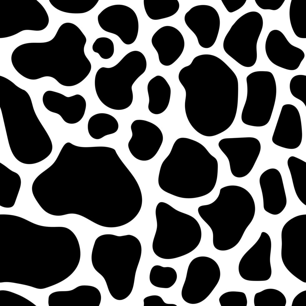 Dalmatian spots seamless pattern vector