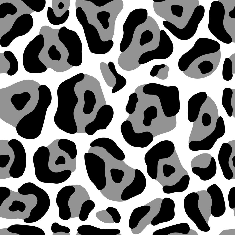 Leopard skin seamless pattern vector