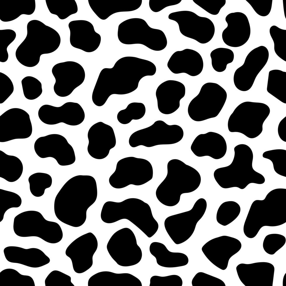 Black spots seamless pattern vector