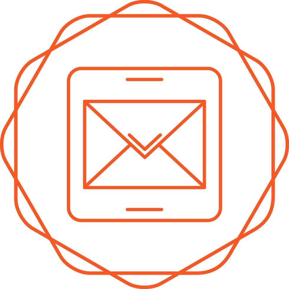 icono de vector de correo