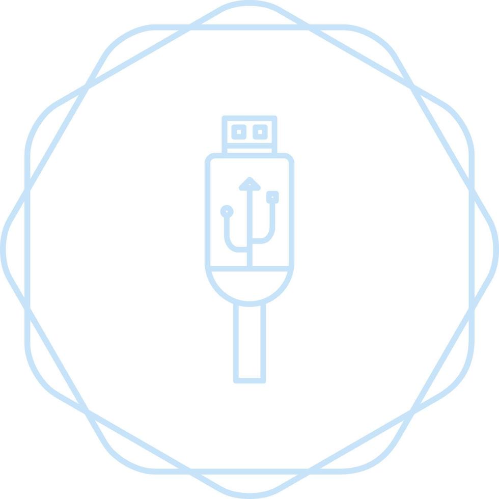 Usb Cable Vector Icon