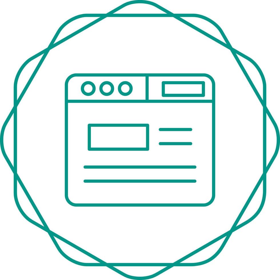 Webpage Vector Icon