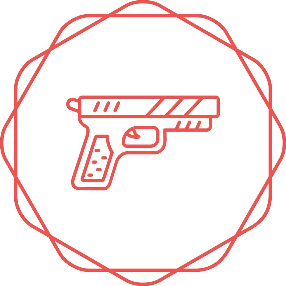 icono de vector de pistola