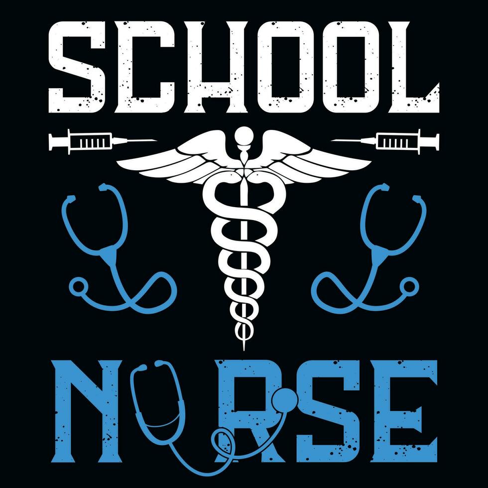 Nursing tshirt design vector