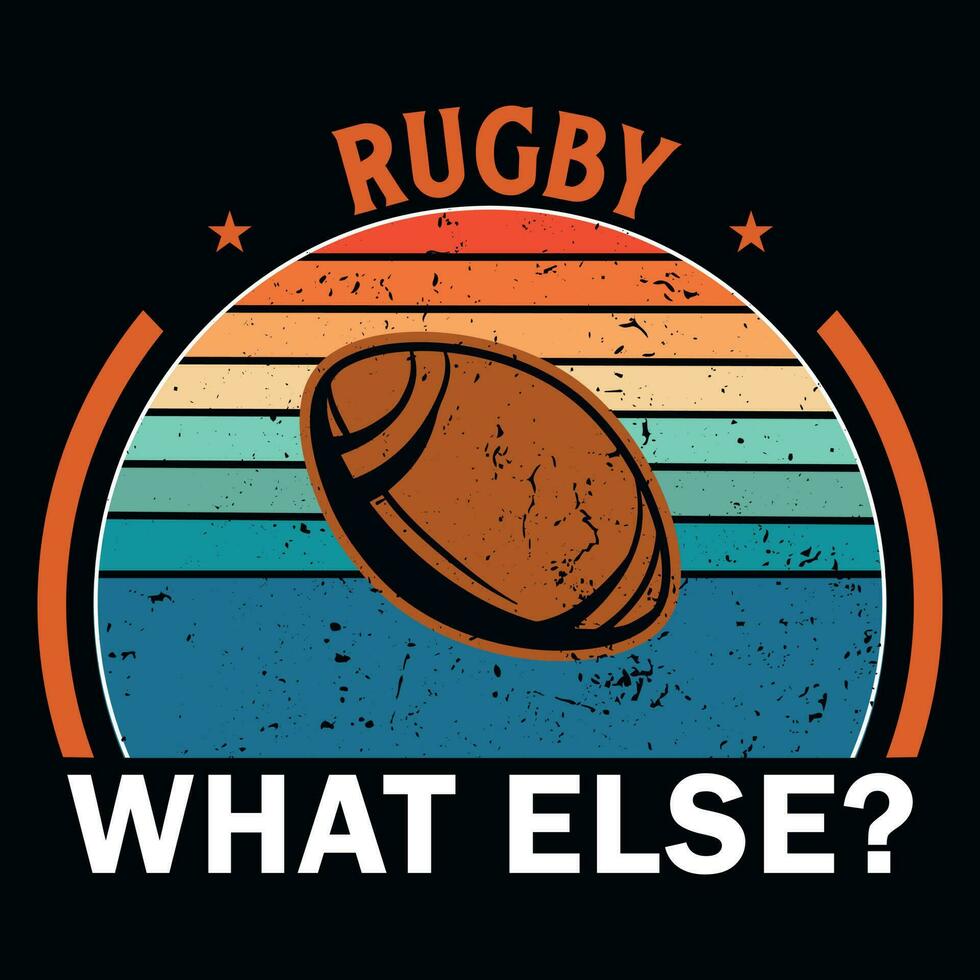 Rugby playing graphics tshirt design vector