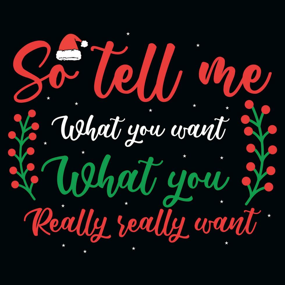 Christmas typography tshirt design vector