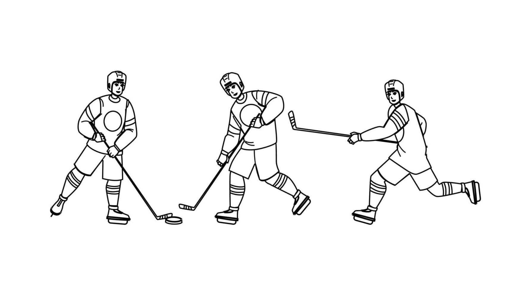 hielo hockey vector