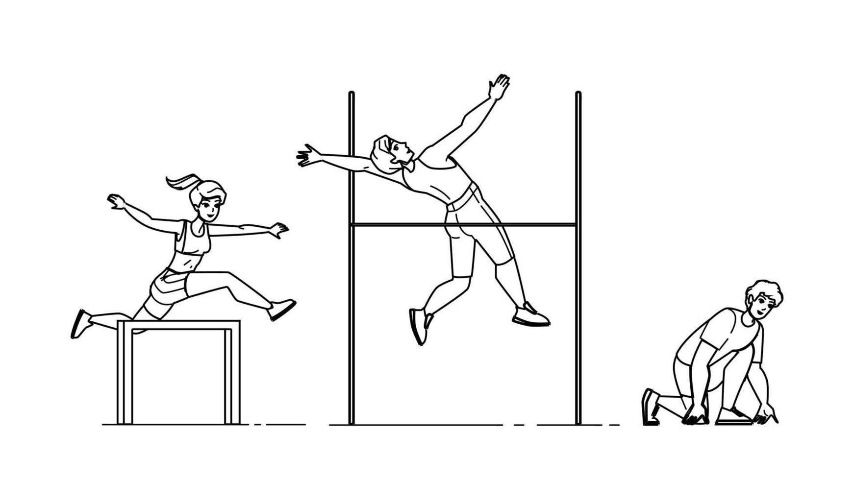 athletics sport vector