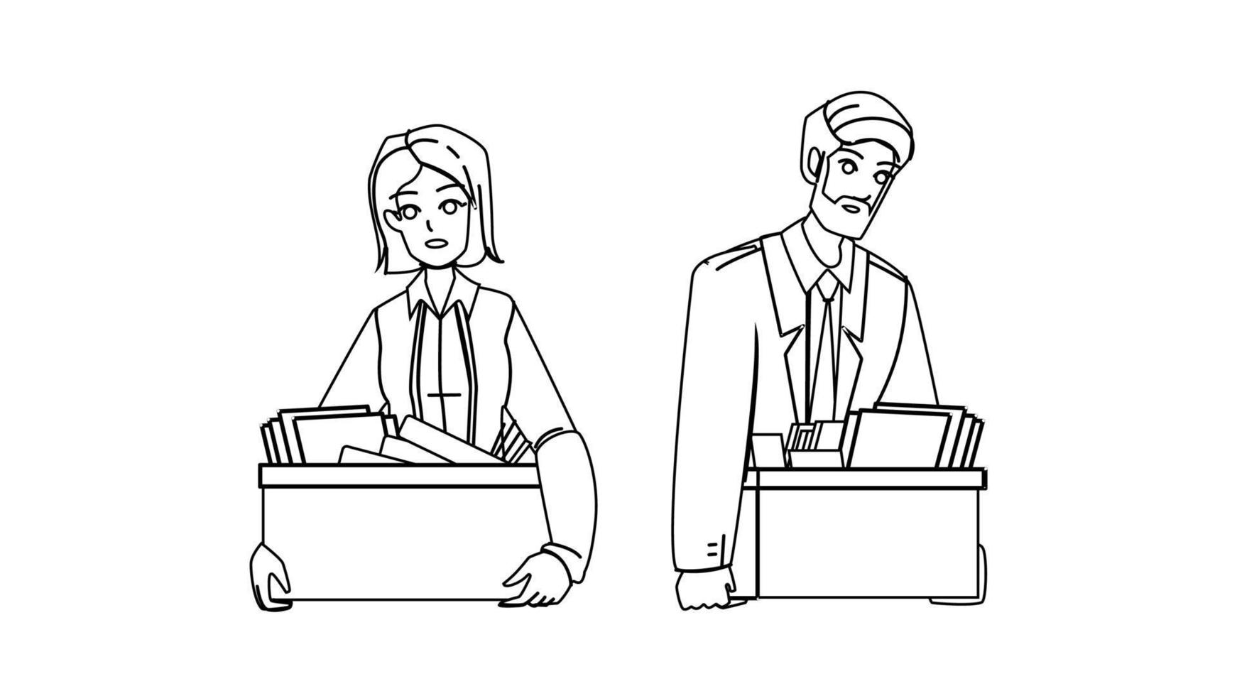 dismissal office vector
