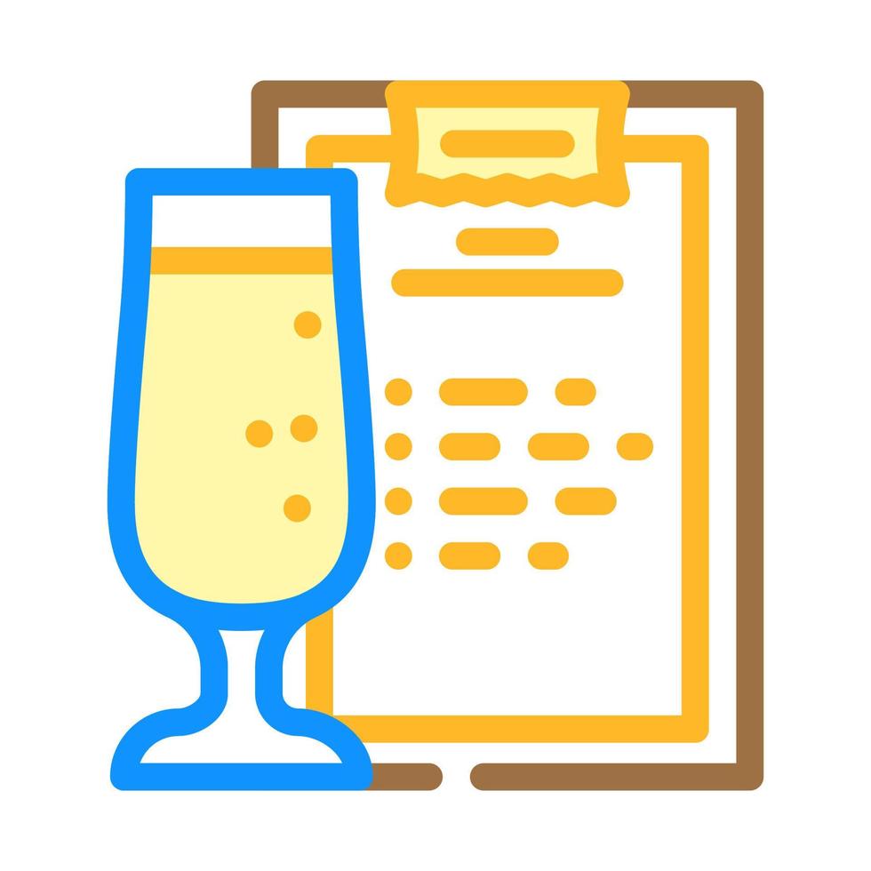 smoothie recipe drink color icon vector illustration