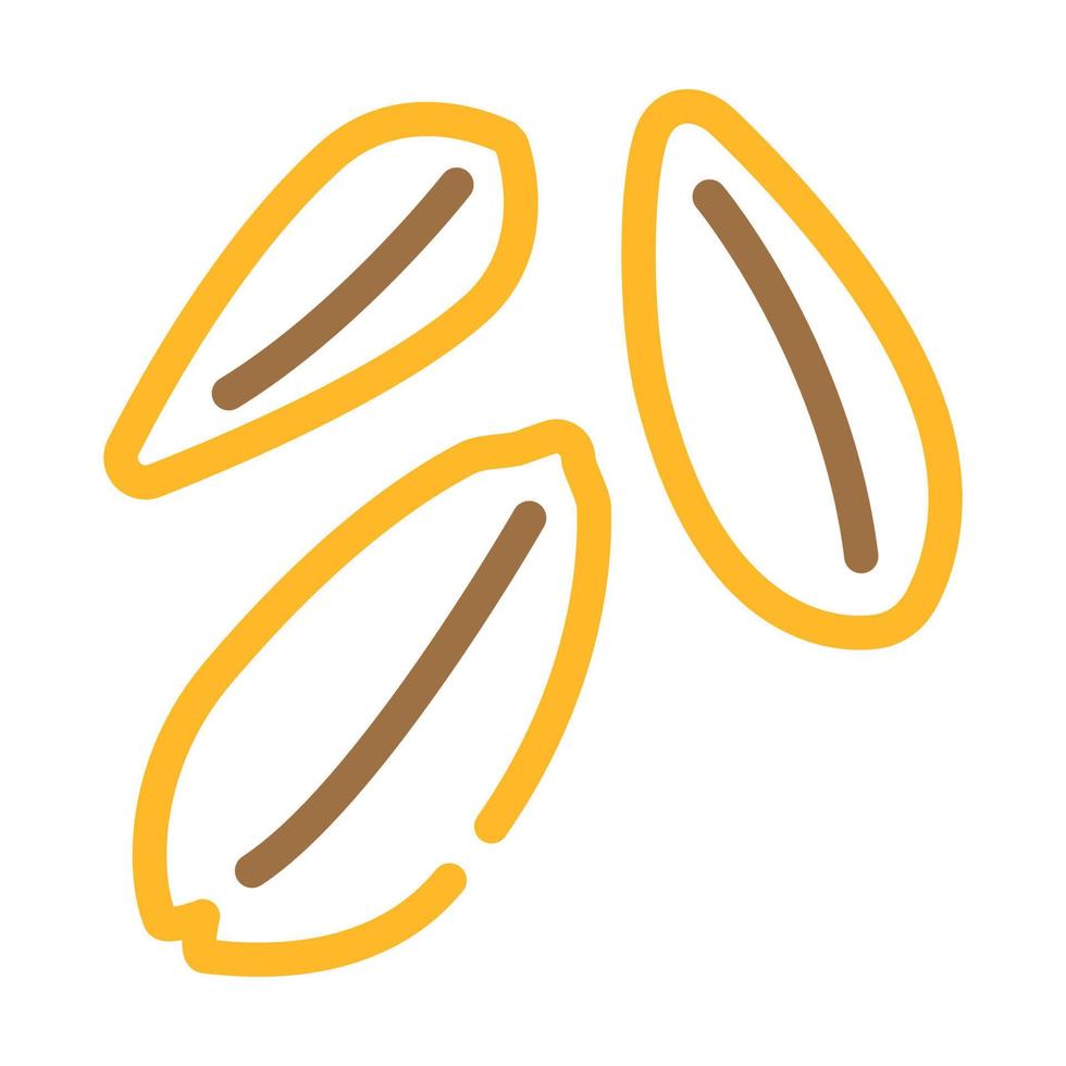 grain ripe wheat color icon vector illustration