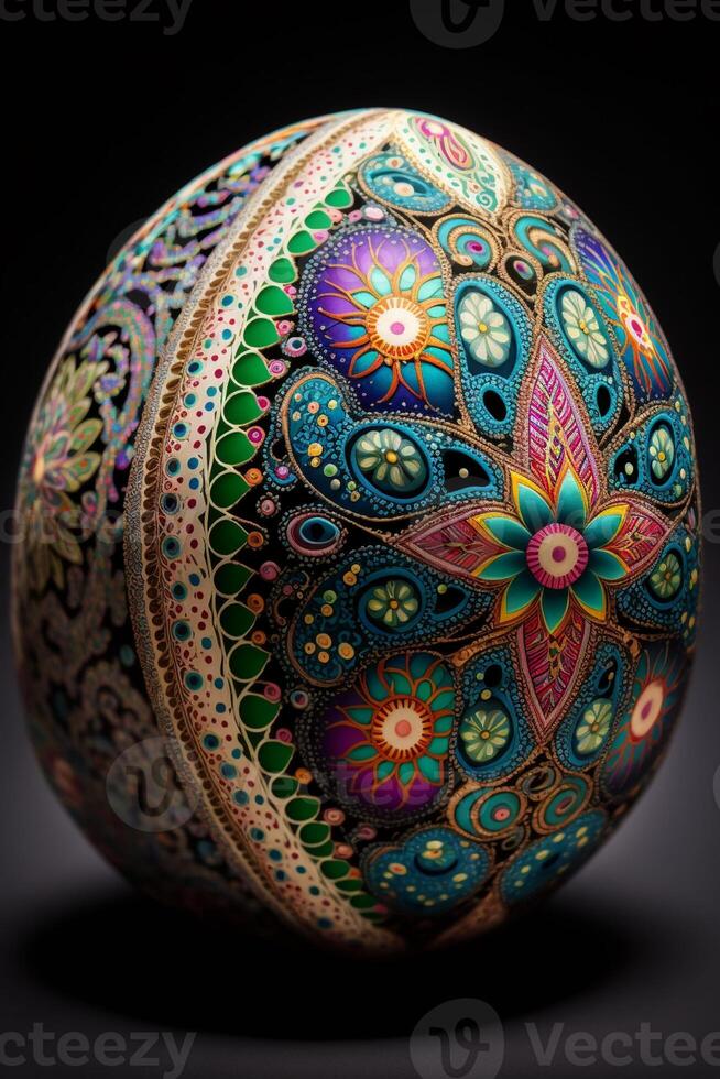 Decorative Colorful Easter eggs images for Easter day photo