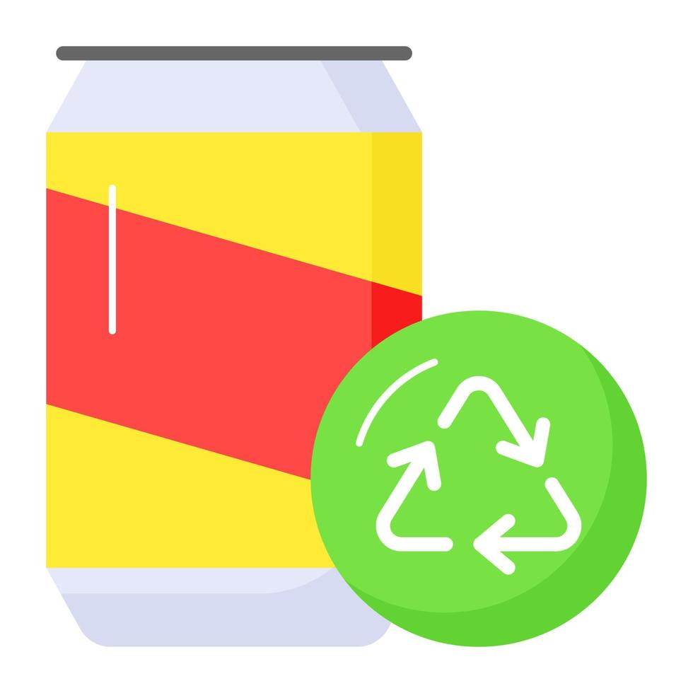 Modern handcrafted vector of recycling, ecological concept icon in premium style