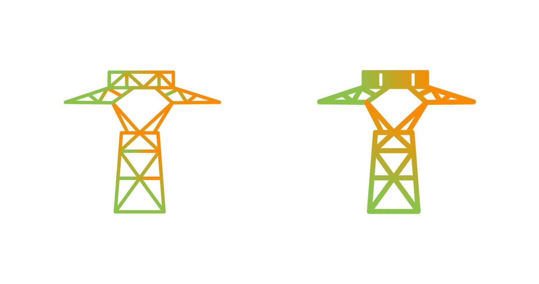 Power Line Vector Icon