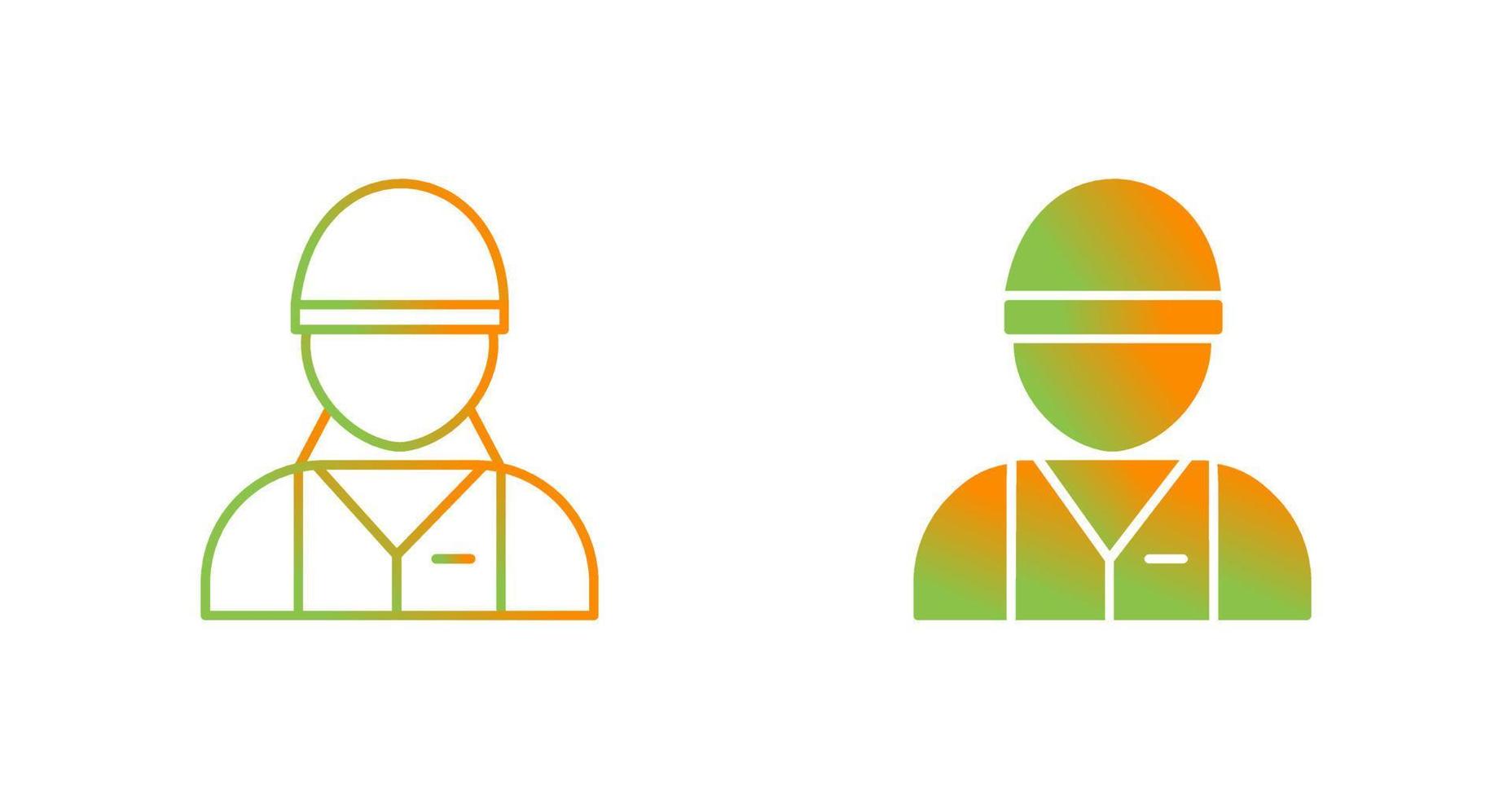 Industry Worker Vector Icon