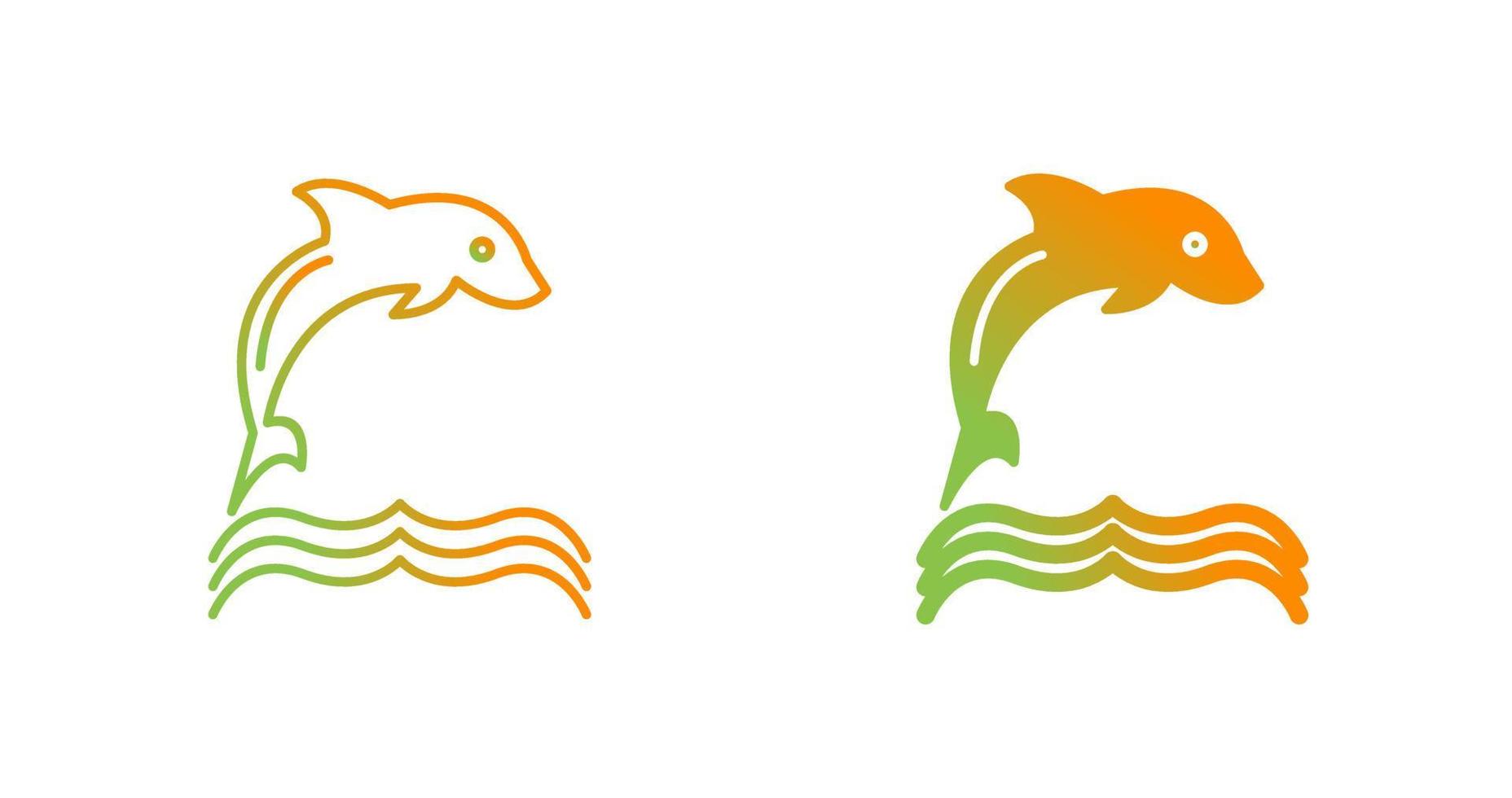 Dolphin Vector Icon