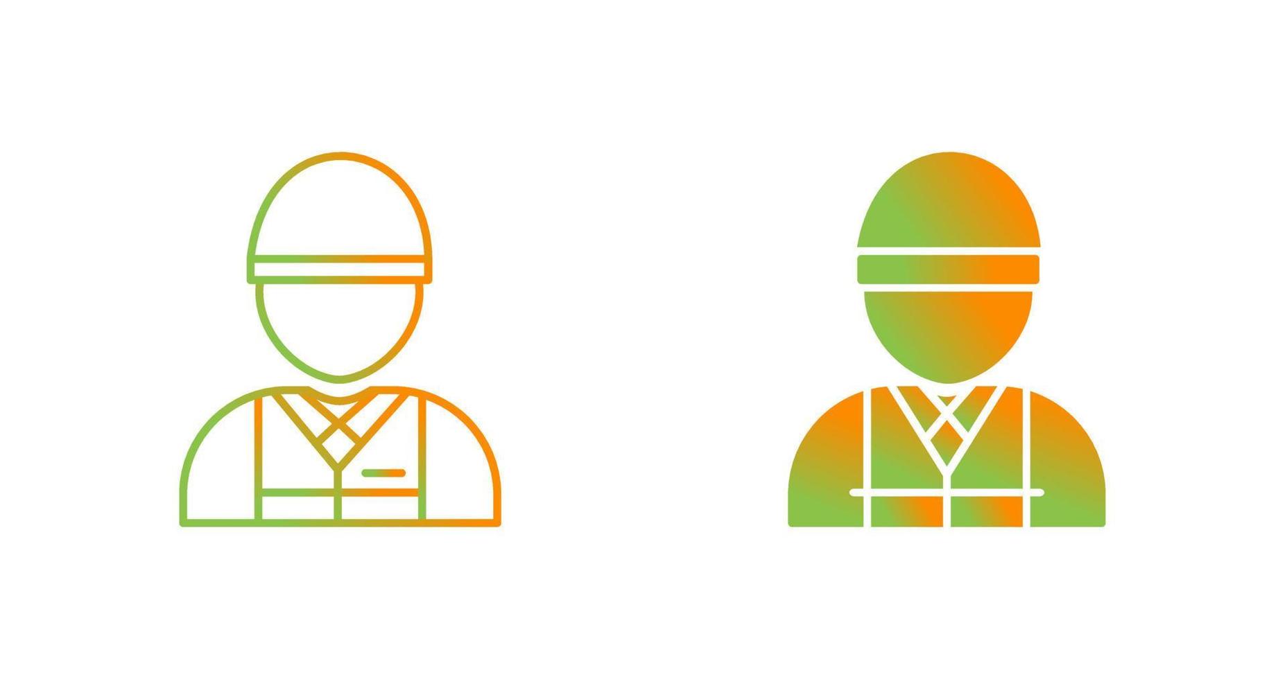 Industry Worker Vector Icon