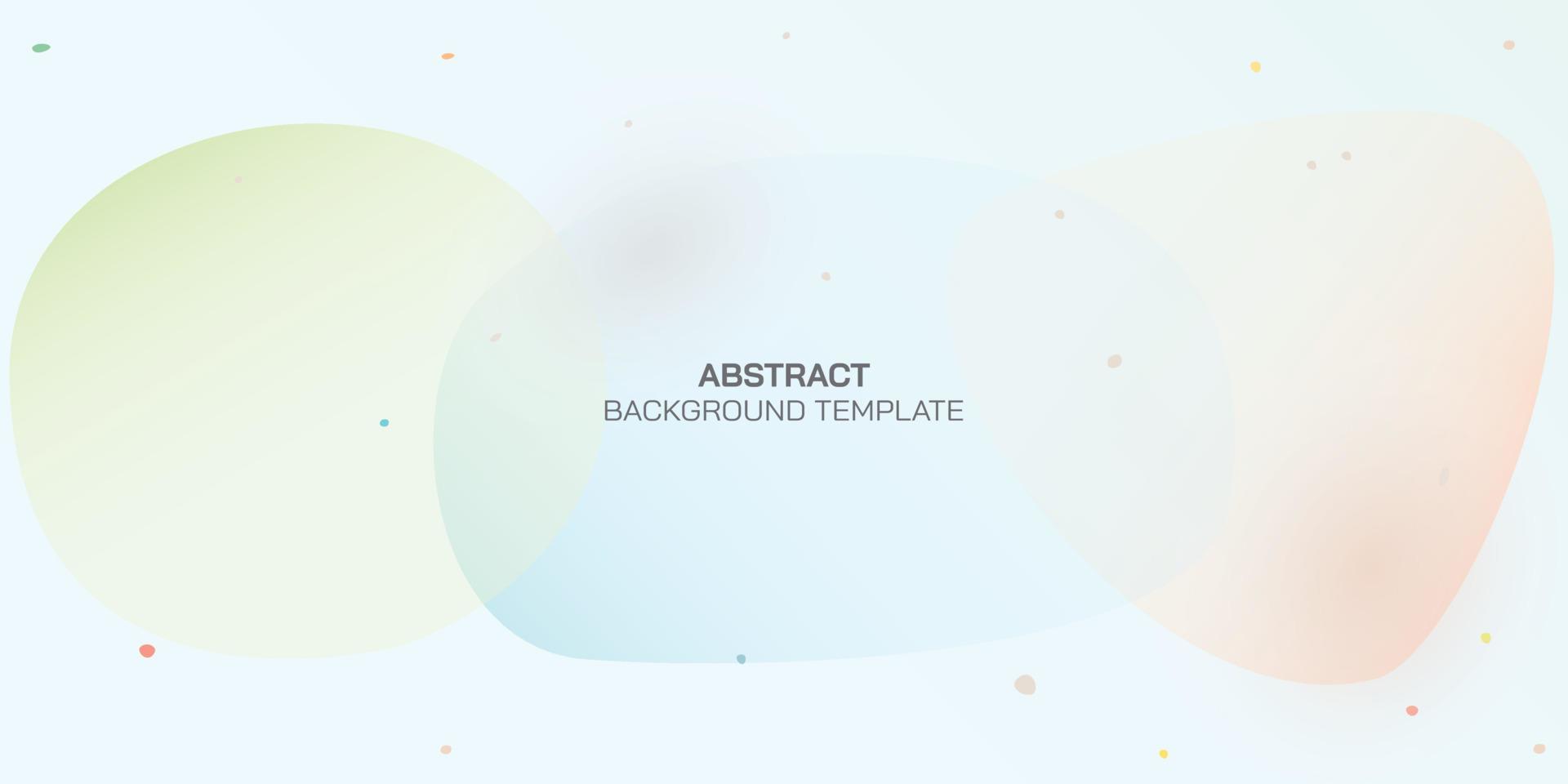 Abstract colorful watercolor freeform and childish style illustration. Minimalistic pastel elements hand drawn vector illustration.